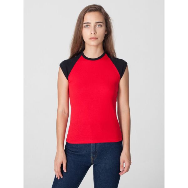 4377 Baby Rib Cap Sleeve Raglan Thumbnail