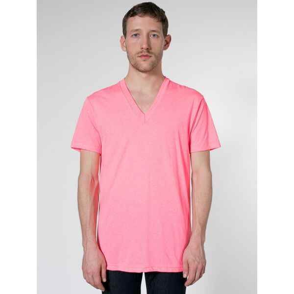 BB456 Poly-Cotton S/S V-Neck T-Shirt Thumbnail