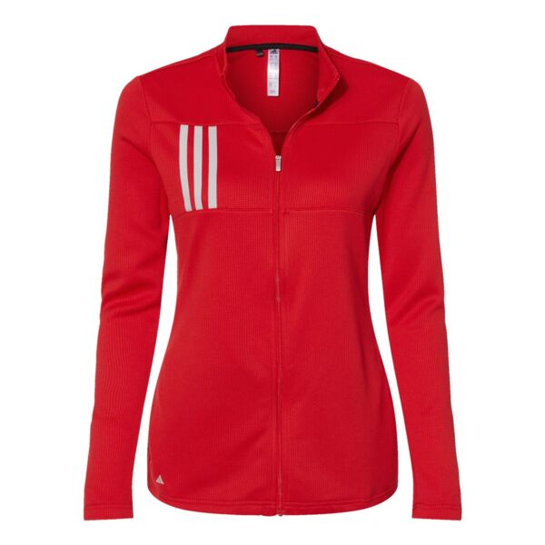 Women's 3-Stripes Double Knit Full-Zip Thumbnail