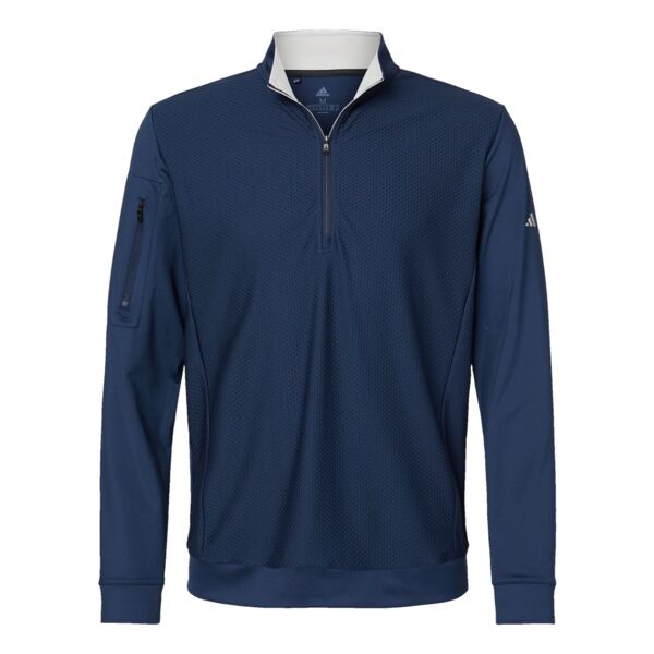 Performance Textured Quarter-Zip Pullover Thumbnail