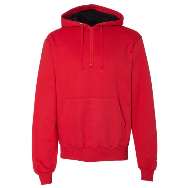 Cotton Max Hooded Quarter-Zip Sweatshirt Thumbnail