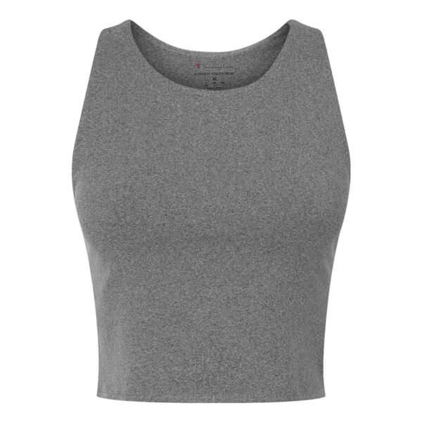 Women's Crop Racerback Tank Top Thumbnail