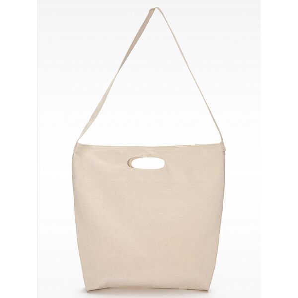 E590 Bull Denim Woven Cotton Bag w/ Strap Thumbnail