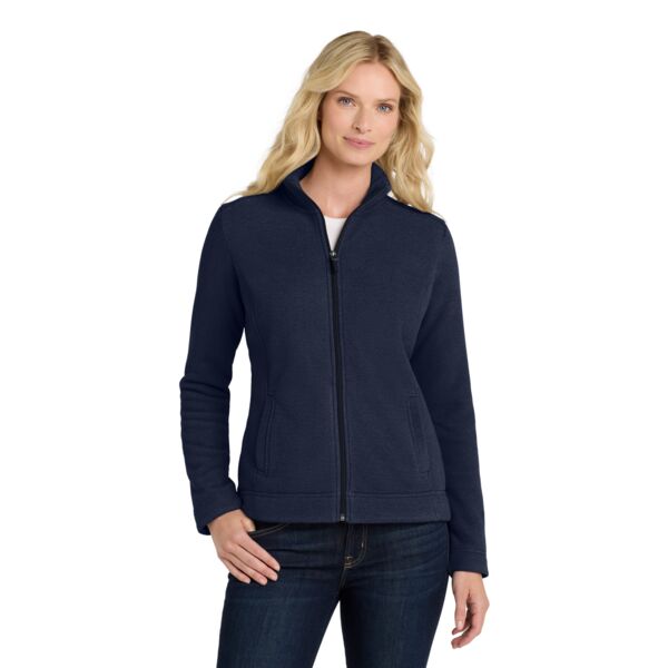 Ladies Ultra Warm Brushed Fleece Jacket Thumbnail